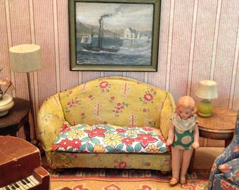 Lot Meubles Maison De Poupée Anciens – 9 Pièces, Bois, Ca 1910-1930