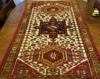 FREE SHIPPING! GHARAJEH Rug, Karaja Rug, Persian Rug, 4.0 × 2.5 ft.