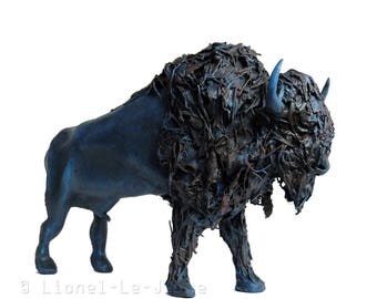 Buffalo - Mixed media Sculpture
