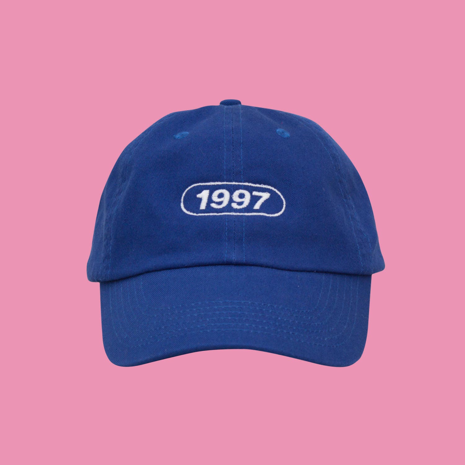 90s Vaporwave Aesthetic Hat Blue Dad Hat Tumblr Aesthetic