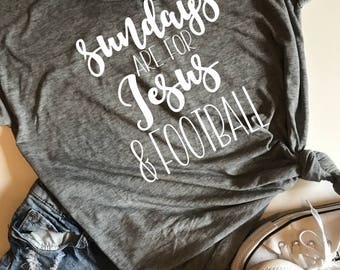 Sundays are for Jesus and football SVG, PDF, PNG, Dxf Design