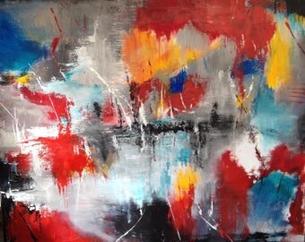 Crazy times, abstrakte Kunst, abstraktes Bild, abstract art, moderne Kunst