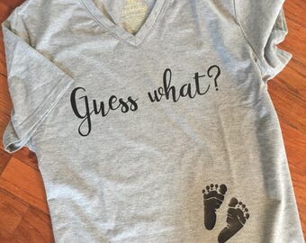 Pregnancy Announcement Shirt, Baby Announcement, Surprise