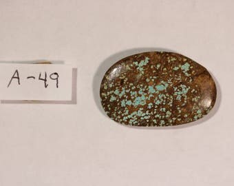Number eight # 8 Spiderweb Turquoise Cabochon 15.5 Carats # A-49