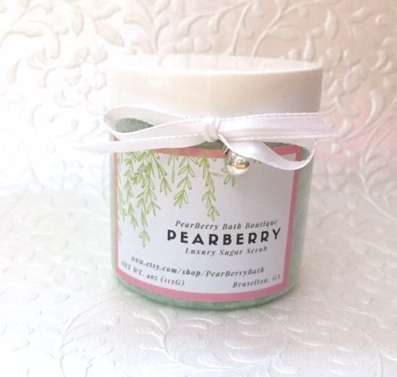 PearBerry Luxury Sugar Scrub Body Polish Bath and Beauty Skin