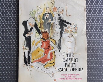 Vintage Cocktail Party Book Retro Encyclopedia Mid Century Vintage Cocktail Party Book Retro Encyclopedia Mid Century
