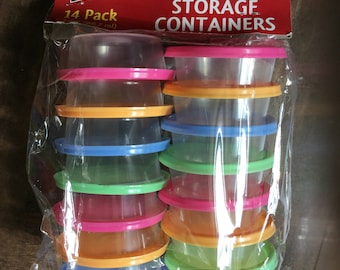 3oz Slime Containers ~ 14pk