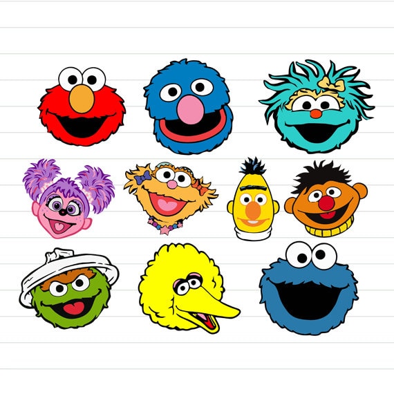 Free Printable Sesame Street Character Faces Printable Templates