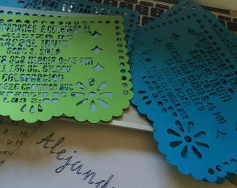 Papel Picado Invitations
