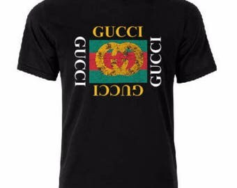 Designer Inspired Vintage Gucci Tee shirt, Woman Men Kids Baby Boy Girl Toddler Gucci T shirt Gift, Retro Luxury Royalty Celine Paris Tshirt