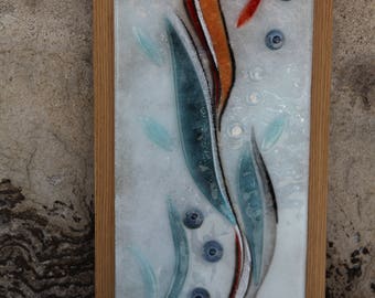 Fused glass wall art - wall decor