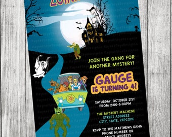 Scooby Doo Invitation