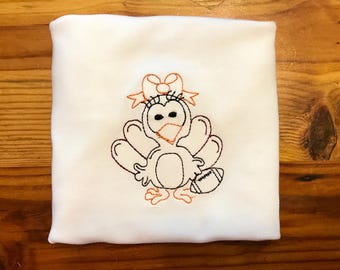Vintage stitch Virginia Tech Hokie Baby Embroidered Appliqué Design Tshirt