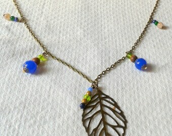 Finery walk in forest green, blue, Brown, bronze