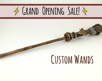 Custom Wand, Harry Potter Wand, Harry Potter Collectible, Cosplay, Pottermore, Wand, Magic Wand, Fantastic Beasts and Where to Find Them