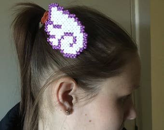 Angel wing hair clips.