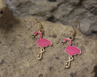 Fierce Flamingo Earrings 925 Sterling Wires Pink Statement   Il 340x270.1260900282 2reu 