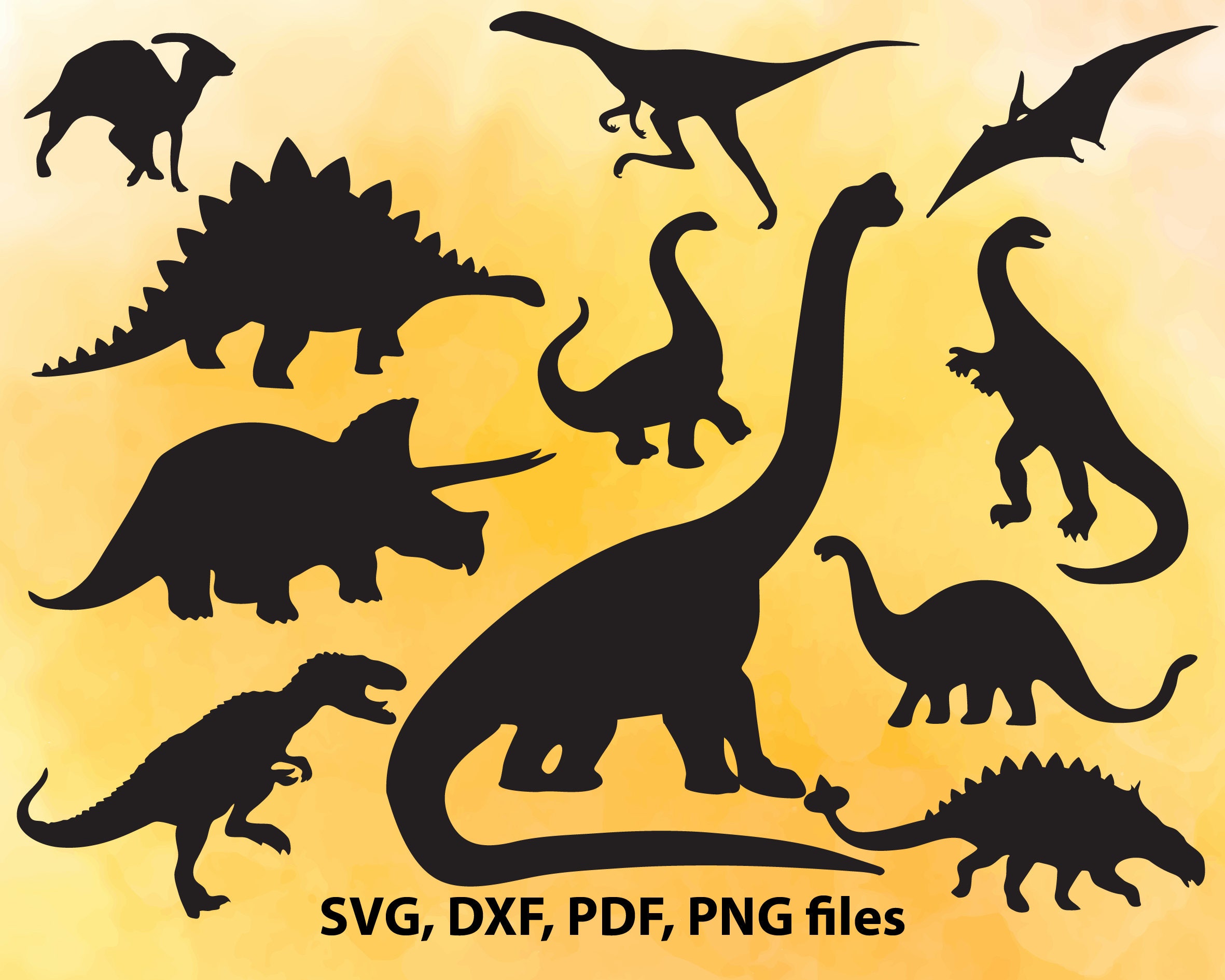 Dinosaur SVG File, Dinosaurs DXF, Dinosaur Cut File, Dinosaur PNG file ...