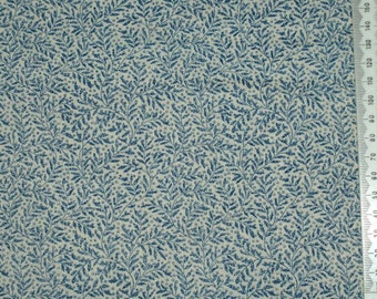 Coupon - 33.3 cm x 135cm Liberty of London fabric 142 - blue. "Annabell".