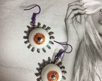 Eyeballs pierced Eyeball earrings