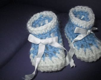 chausson nouveau né garcon