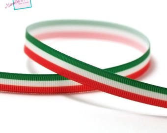 3 m through big 10 mm "flags" Italian grain, red white green
