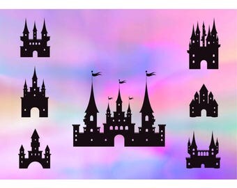 Disney castle svg , fairytale castle svg, palace svg, disney palace svg, disney castle svg, svg silhouette files, svg files for cricut, dxf