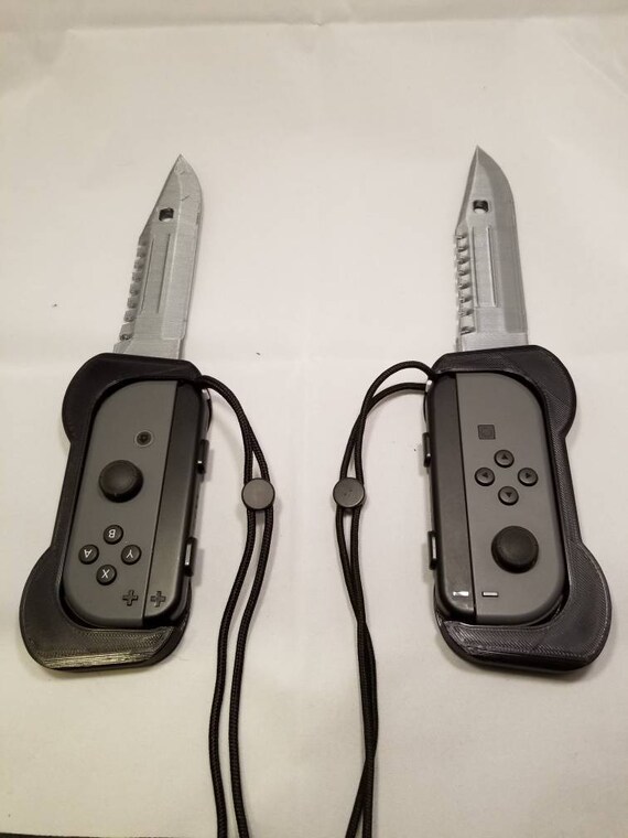 Nintendo switch joycon controller knife blade holder grip