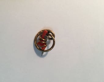 Coral Branch Pin