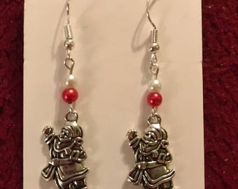 Santa claus earrings | Etsy