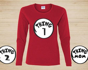 Thing 1 t shirt | Etsy