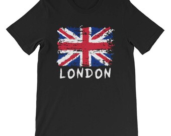 Love London Union Jack British Pride Short-Sleeve Unisex T-Shirt