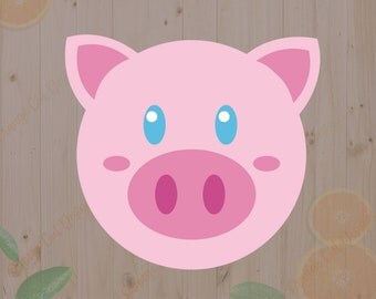 Download Pig face | Etsy