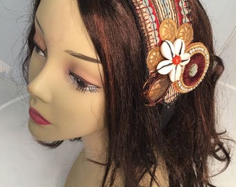Tribal Fusion Head Piece Head Band Head Dress Dance #14