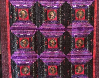 Festival Sale Queen of Everything 64x64 inch art quilt