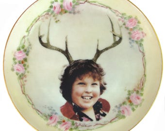 Deer Ol' Chunk Portrait Plate 6.4"