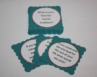 Family Conversation Starter Cards - Dinner table conversations