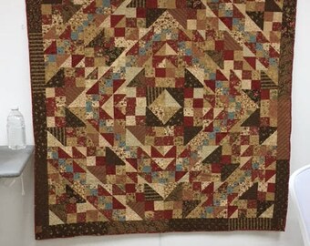 Handmade Quilt - Patchwork Quilt - Lap Quilt- C