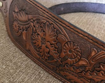 Leather rifle sling | Etsy