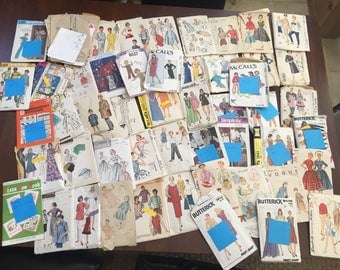 Huge Collection Of Vintage Sewing Patterns - Vogue - McCalls - Simplicity - Butterick