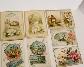 Victorian cards | Etsy