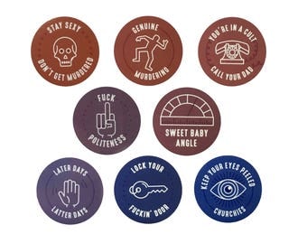 My Favorite Murder Sticker Set | Georgia Hardstark and Karen Kilgariff My Favorite Murder Podcast Quotes