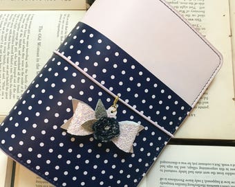 I'm Blushing Felt Flower and Bow Planner Dangle
