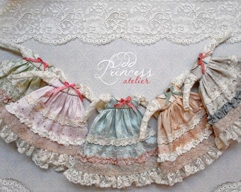 PASTEL DREAMS Collection, Silk Blythe/Pullip Dress By Odd Princess, Vintage Collection, Pre-ORDER