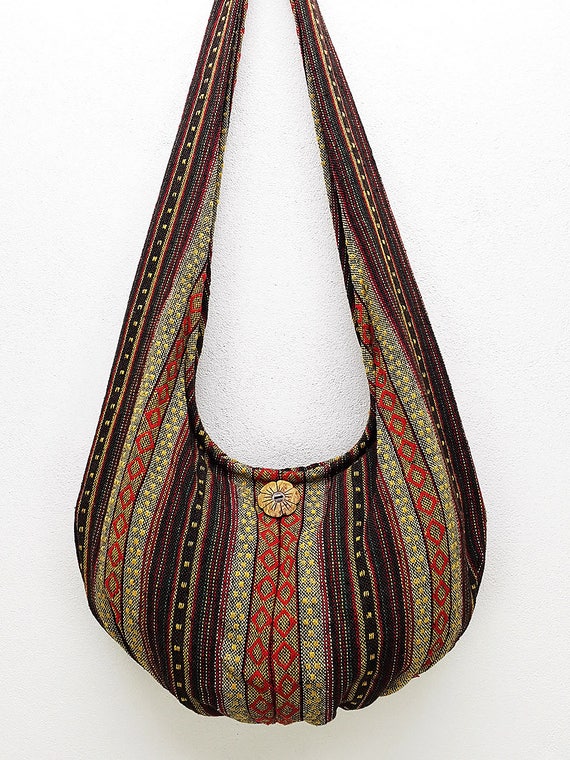 Woven Cotton Bag Hippie bag Hobo bag Boho bag Shoulder bag