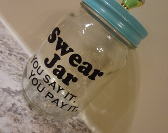 mason jar decal etsy
