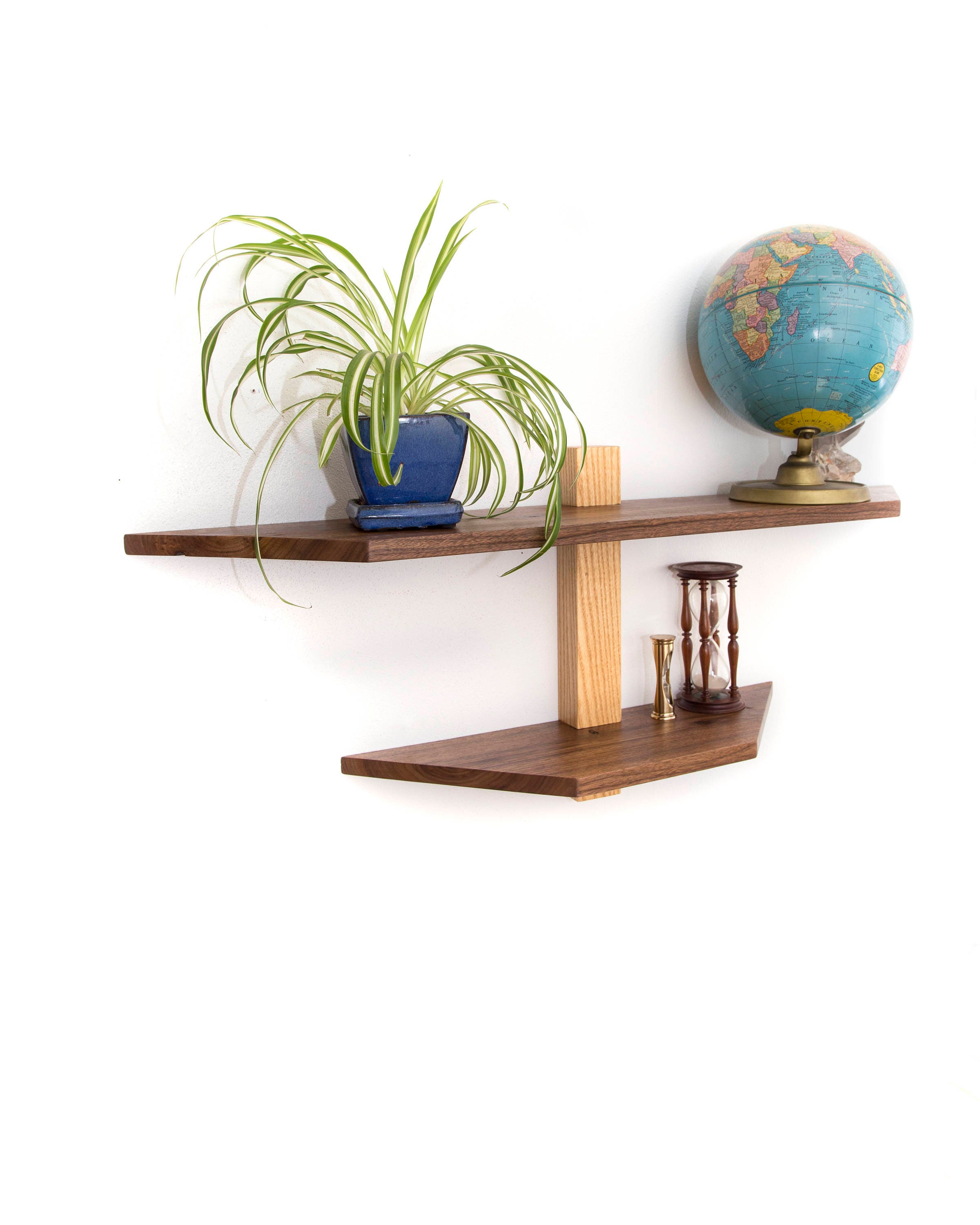 Modern Geometric Shelf Floating Art Shelf Minimalist Design
