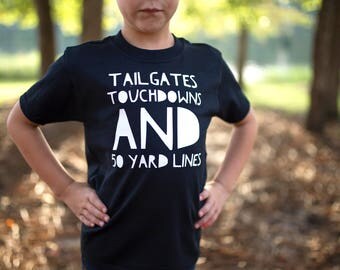 Tailgates and Touchdowns - Toddler Football Shirt - Football Shirt - Toddler Football, Football Onesie - Tailgates Shirt - Touchdown Shirt