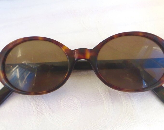 Vintage Dolce and Gabbana Sunglasses, Ladies Tortoise Glasses, DG 507S, Authentic Italian Designer Sunglasses
