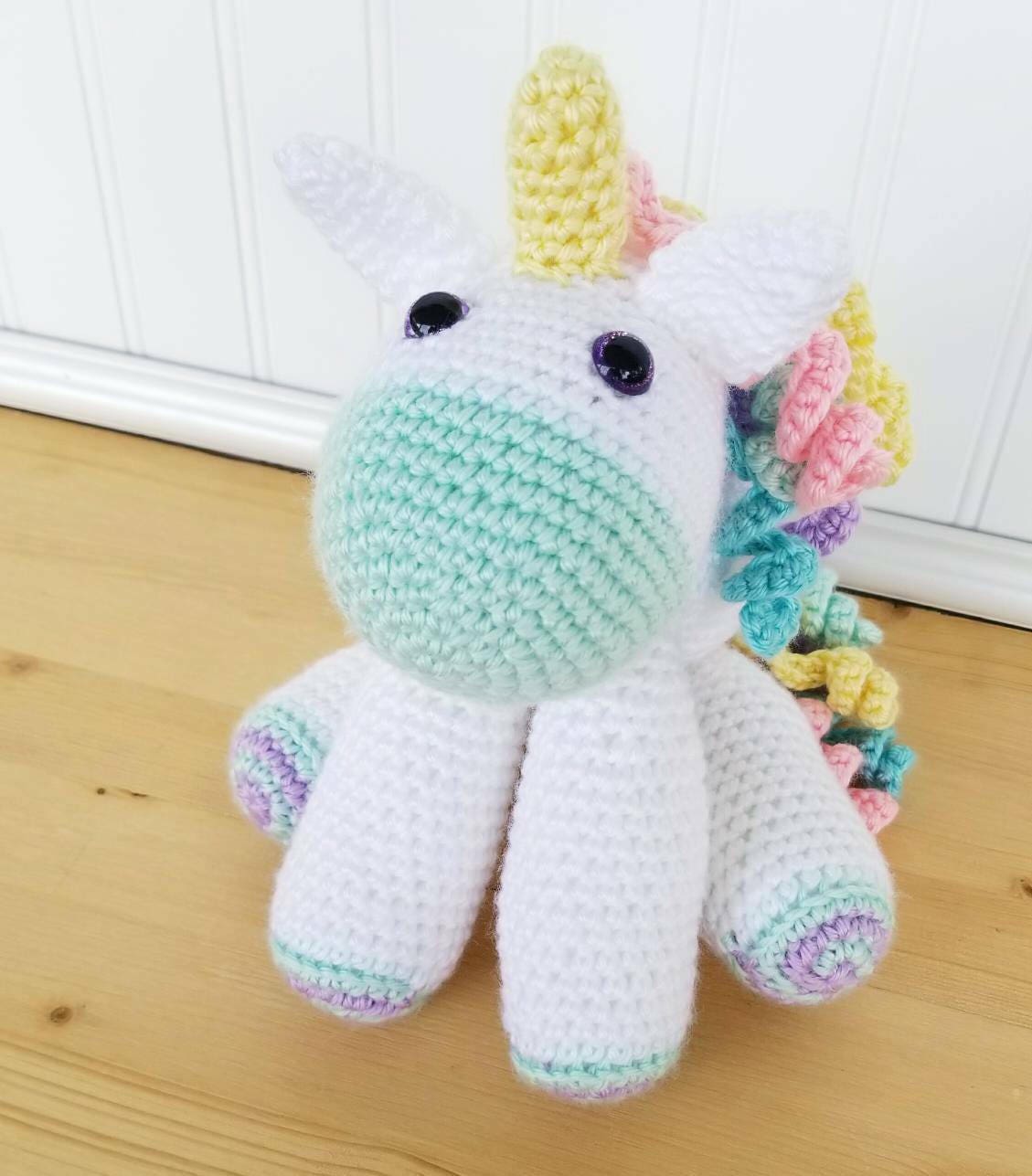 large unicorn stuffed animal